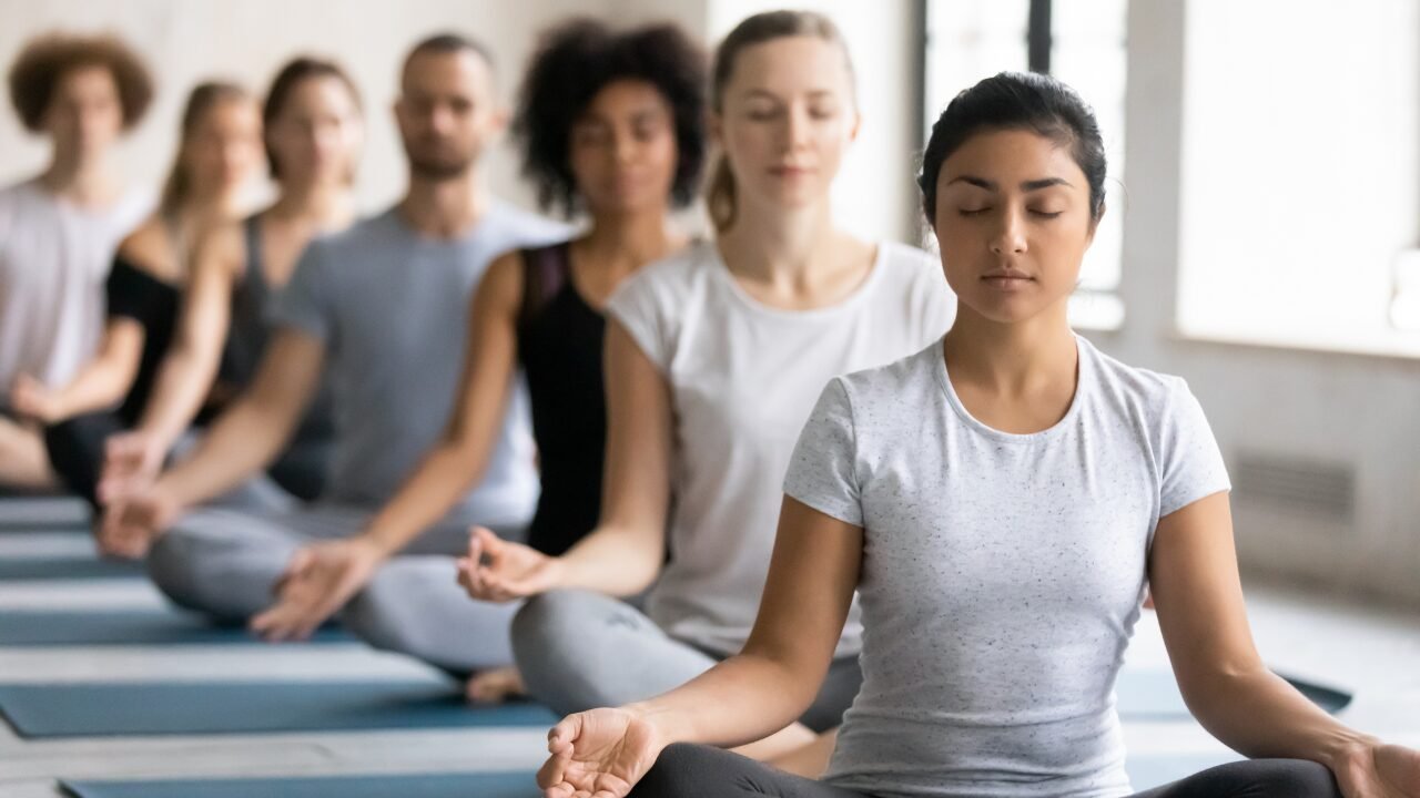 People Meditating